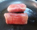 A picture of step 2 of Blind Finches with Potato Puree.
