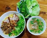 Hình bước làm 8 của món Mì khô xá xíu