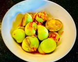 Hình bước làm 2 của món Cà pháo muối chua ngọt