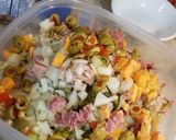 A picture of step 2 of Italian Sub Tuna Macaroni Salad.