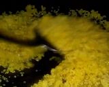 A picture of step 5 of Moong daal halwa.