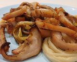 Foto del paso 3 de la receta Cocina de subsistencia: Corteza de Cerdo y Puerro asadas