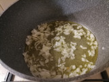 Risotto con zucca, gorgonzola, speck croccante e fonduta di gorgonzola
