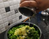 A picture of step 2 of Sarson ka Saag and Makki di Roti.