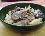 Csirkemáj vadász módra recept fázis 1 fotója