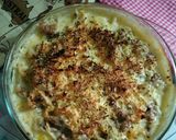 Foto langkah ke 6 dari resep Baked chicken fettuccine aglio e olio.