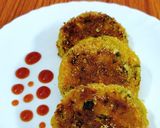 A picture of step 7 of Potato-carrot tiki (Aloo-Gajar tiki).