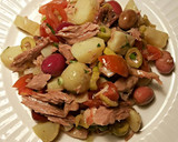 Foto del paso 9 de la receta: Ensalada de patatas con pulpo y atún rojo