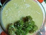 ब्रोकोली साथ में तिल सूप (Broccoli with Sesame Seeds Soup recipe in hindi)