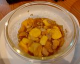 รูปขั้นตอนการทำที่ 6 ของ เต้าหู่ไข่ผัดไก่ ไมโครเวฟ