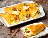 Foto langkah ke 4 dari resep Horn pastry isi vla keju.