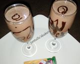 A picture of step 2 of Chocolate milkshake.
