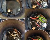 A picture of step 3 of Rajasthani Panchmel dal.