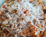 Foto del paso 8 de la receta: Espaguetis integrales con verdura y carne picada de pollo
