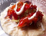 Foto del paso 6 de la receta: Fajitas🌯 de berenjenas🍆 doradas con mayonesa de ajo🌰🌮