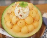 A picture of step 14 of Melon Milk Shaved Ice – Popular Korean Dessert.