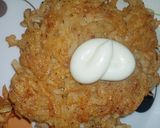 A picture of step 7 of Aloo and chicken burger without bun.