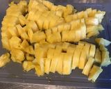 Une image de l'étape 3 de Salade d'ananas multi fruitée (pêche, citron vert, clémentine).