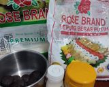 Foto langkah ke 1 dari resep Bolu Kukus Coklat Gluten Free (Eggless).
