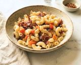 Foto langkah ke 5 dari resep Makaroni Aglio Olio Smoked Beef (Praktis 15 Menit).