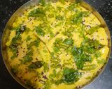 A picture of step 9 of Soy Khaman Dhokla.