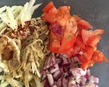 A picture of step 1 of Cabbage sandwich.
