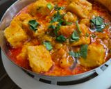 A picture of step 7 of Authentic Kathiawadi Dhokli nu shaak/ sabzi.