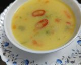 A picture of step 5 of Sweet Corn Soup.