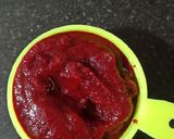 A picture of step 3 of Beetroot red velvet cup cakes.