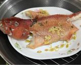 Gambar langkah 2 resipi Kerapu Merah Stim Limau.