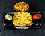 A picture of step 3 of Aloo Methi Sabzi With Bajra - Pearl Millet Paratha.