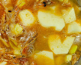 Foto del paso 6 de la receta: Crema de puerro, patata y gambas