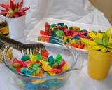 Rainbow spaghetti/pasta#familyfriendly recipe step 10 photo
