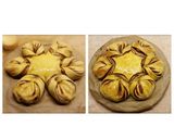 Hình bước làm 7 của món Nutella Star Bread