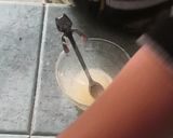 Foto del paso 2 de la receta: Panna cotta con coulis de jamaica