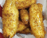 Foto del paso 4 de la receta: Filetitos de pollo apanados, con queso philadelphia 🌟