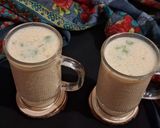 A picture of step 3 of Protein rich Sattu Buttermilk with Gond katira (liquid diet).