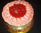 A picture of step 4 of Red Velvet Chocolate cake.