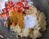A picture of step 2 of Maggi balls.