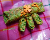 Foto langkah ke 7 dari resep Telur dadar pelangi'.