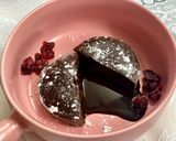 Hình bước làm 6 của món Lava chocolate đen