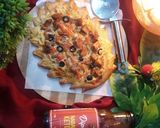 A picture of step 6 of Leaf shape pizza 🇮🇹.