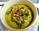 A picture of step 6 of Beerakaya Pottu Chutney (Ridgegourd Peel Chutney - Andhra Style).