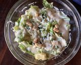 A picture of step 4 of California Farm Caesar Salad.