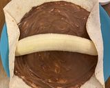 Édes banános tortilla tekercs recept fázis 3 fotója