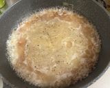 A picture of step 3 of Fried Beef and Shrimp Rice on the Table.