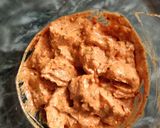 A picture of step 2 of Tandoori chaap.