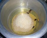 A picture of step 3 of Suji ka Halwa.