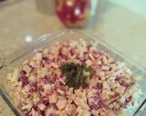 Foto del paso 4 de la receta: Ensalada de repollo, jamón y piña