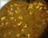 A picture of step 5 of Makhana Matar Paneer Curry.